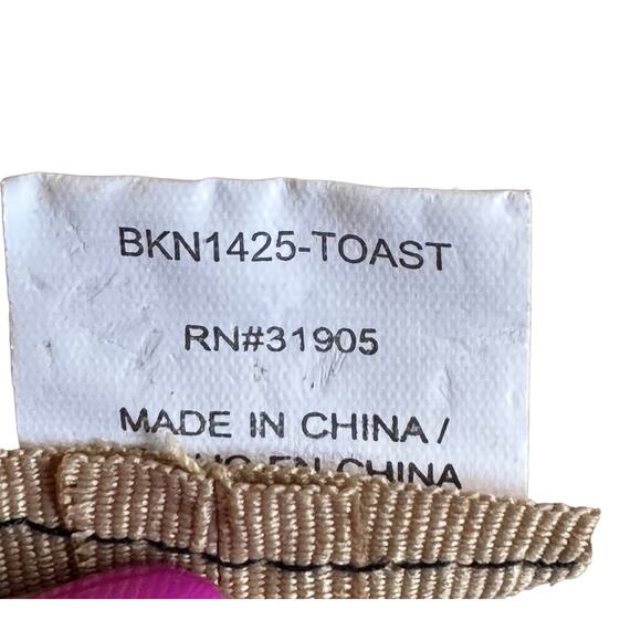 Brooklyn Hat Co Seagrass Hat with Rainbow Trim Style bkn1425-toast straw hat OS main image 7